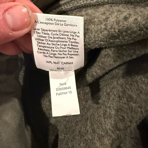 Eddie Bauer Women's Jacket Utility Cargo Army Cargo Marled Green Size Large. - Picture 5 of 6